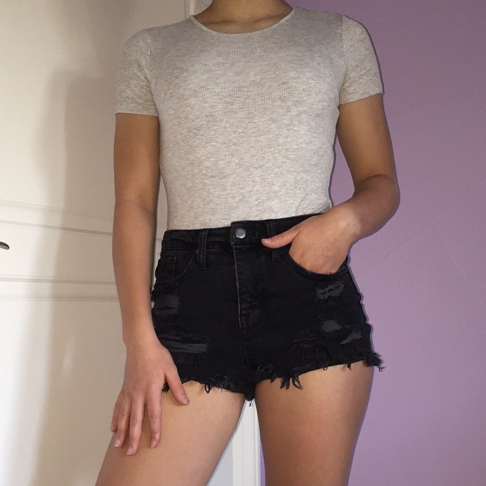 Grey bodysuit